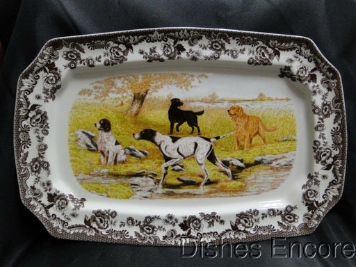 Spode Woodland Hunting Dogs: NEW Rectangular Platter (s), 17 1/2", Box