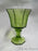 Independence Octagonal Green: Wine Goblet, 4 1/2" Tall