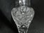Clear w/ Cut Design: Hurricane Lamp Base, No Globe, 6", As Is  -- MG#111