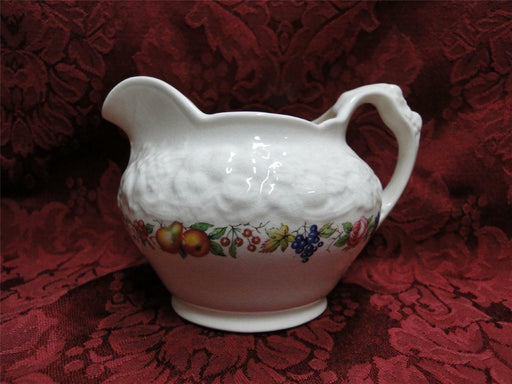 Crown Ducal Florentine Garden, Fruit: Creamer / Cream Pitcher, Crazing