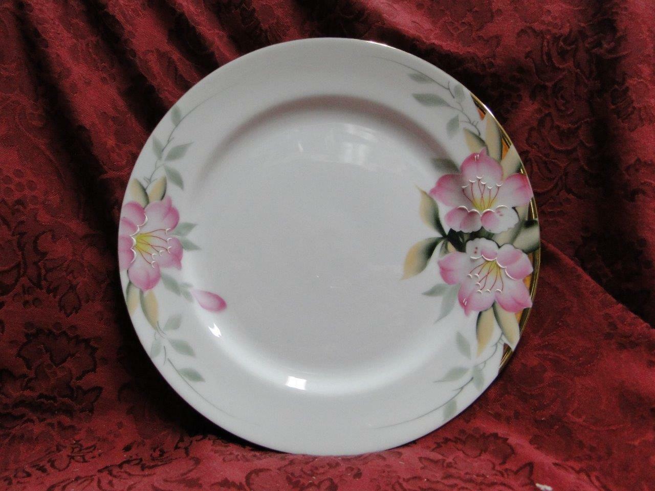 Noritake Azalea, 19322, White w/ Pink Flowers: Dinner Plate (s), 9 7/8"