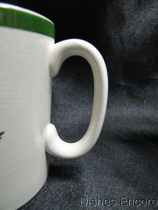 Spode Christmas Tree, Green Trim, England: Mug (s), 3 1/4" Tall, Crazing