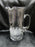 Toscany (Romania) Clear w/ Gray Cut Sailboat, Original Sticker: Pitcher, 10"