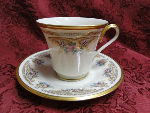 Lenox Versailles, Florals, Gold Trim: Cup & Saucer Set (s), 3" Tall