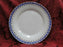 Custom Porcelain Royal Blue on White w/ Gold: Dinner Plate (s), 10"