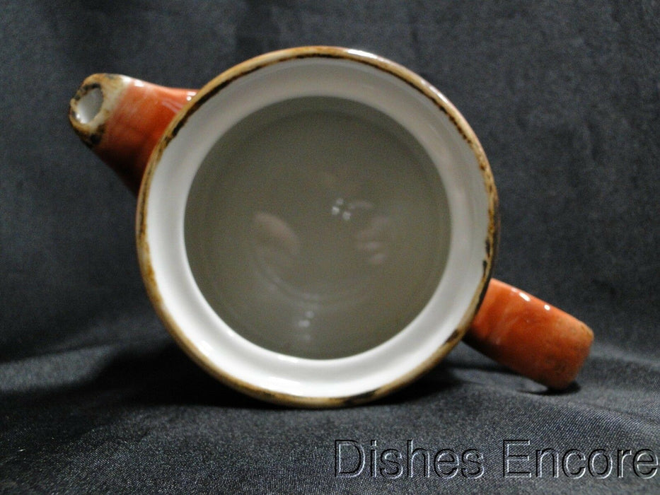 Steelite Craft, England: NEW Terracotta Teapot Club w/ Lid, 4 1/2", 15 oz
