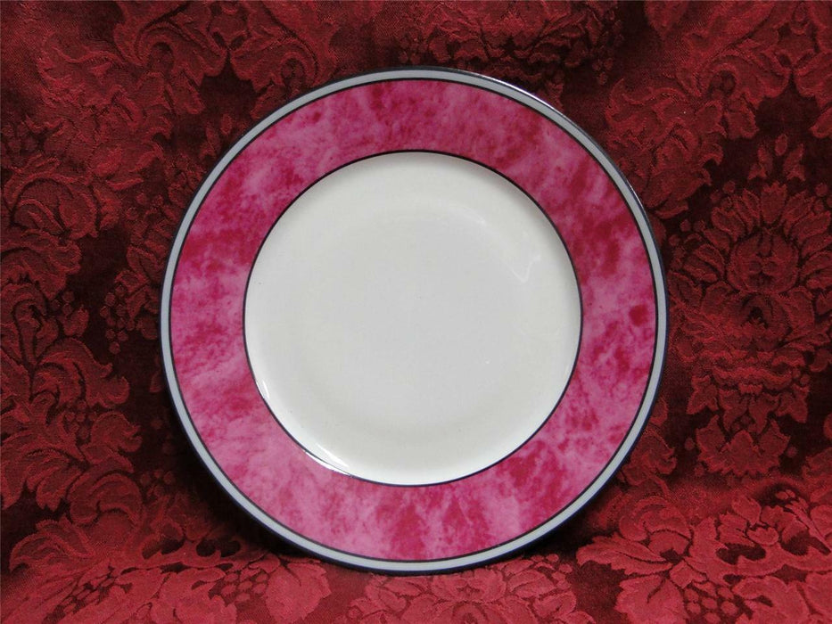 Philippe Deshoulieres Cordoba Fuschia, Marble w/ Gray Band: Salad Plate, 8 5/8"