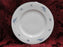 Syracuse Celeste, Blue Leaves on Rim, Platinum: Salad Plate (s), 8"