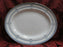 Royal Doulton Mina, Dark Blue Swags, Circles, Urns: Oval Serving Platter, 11"