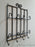 Bard's Stacked Black Metal Display Rack for Four Cup & Saucer Sets 11 1/4" x 16"