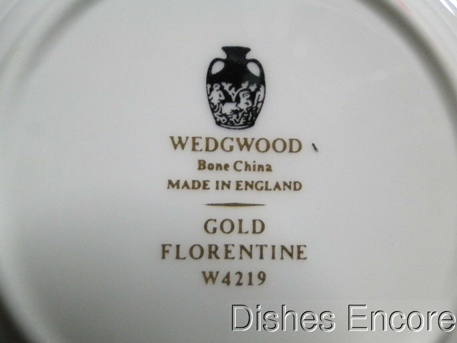 Wedgwood Gold Florentine, Dragons on White: Ashtray (s), 4 1/2", 3 Slots