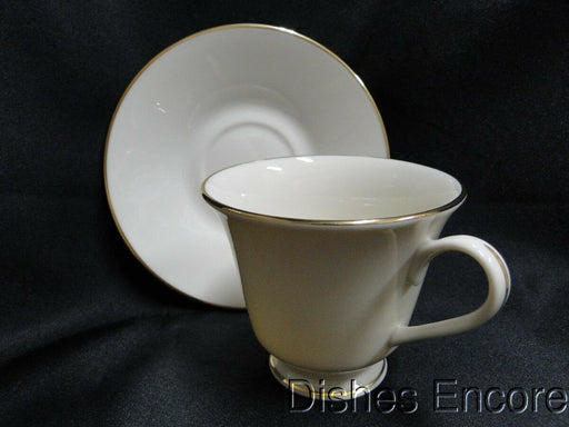 Lenox Hayworth, Ivory w/ Gold Trim: Cup & Saucer Set (s), 3 1/8" Tall