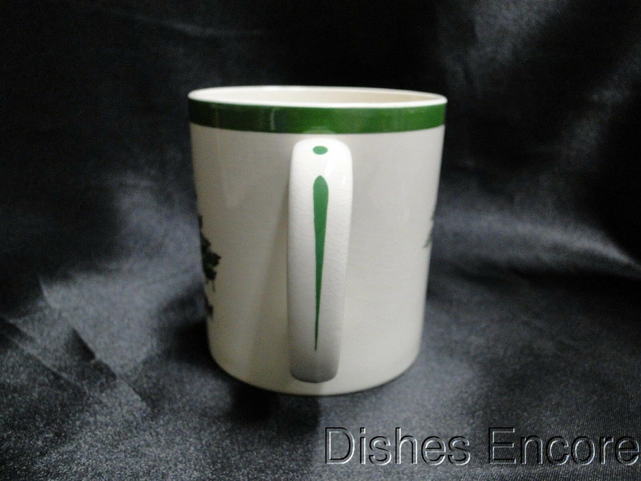 Spode Christmas Tree, Green Trim, England: Mug (s), 3 1/4" Tall, Crazing