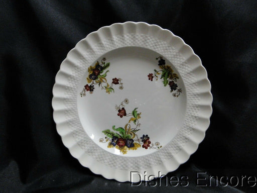 Spode Wicker Lane, Basket Weave, Florals: Dinner Plate, 10 1/2", Chip on Edge