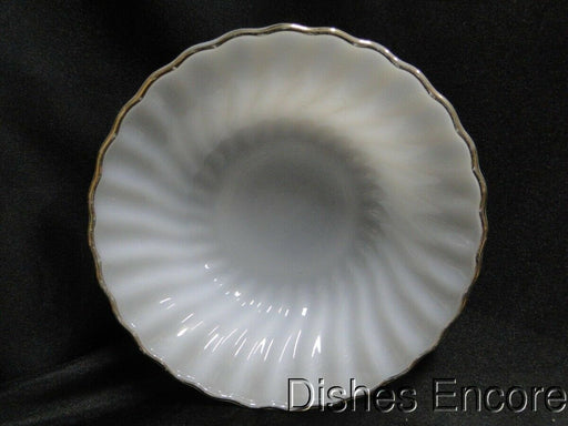Anchor Hocking Swirl Golden Shell Milk Glass w/Gold: Cereal Bowl (s), 6 3/8"