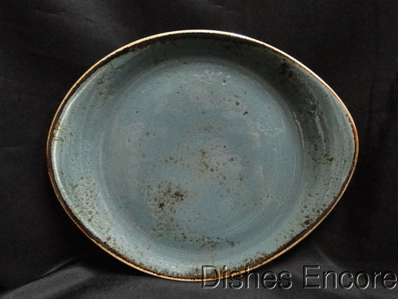 Steelite Craft, England: NEW Blue Freestyle Salad Plate (s), 9 3/4" x 8"