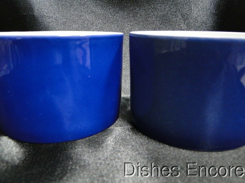 Fitz & Floyd Pin Stripe Blue: Cup & Saucer Set (s), Cup Backstamps Do Not Match