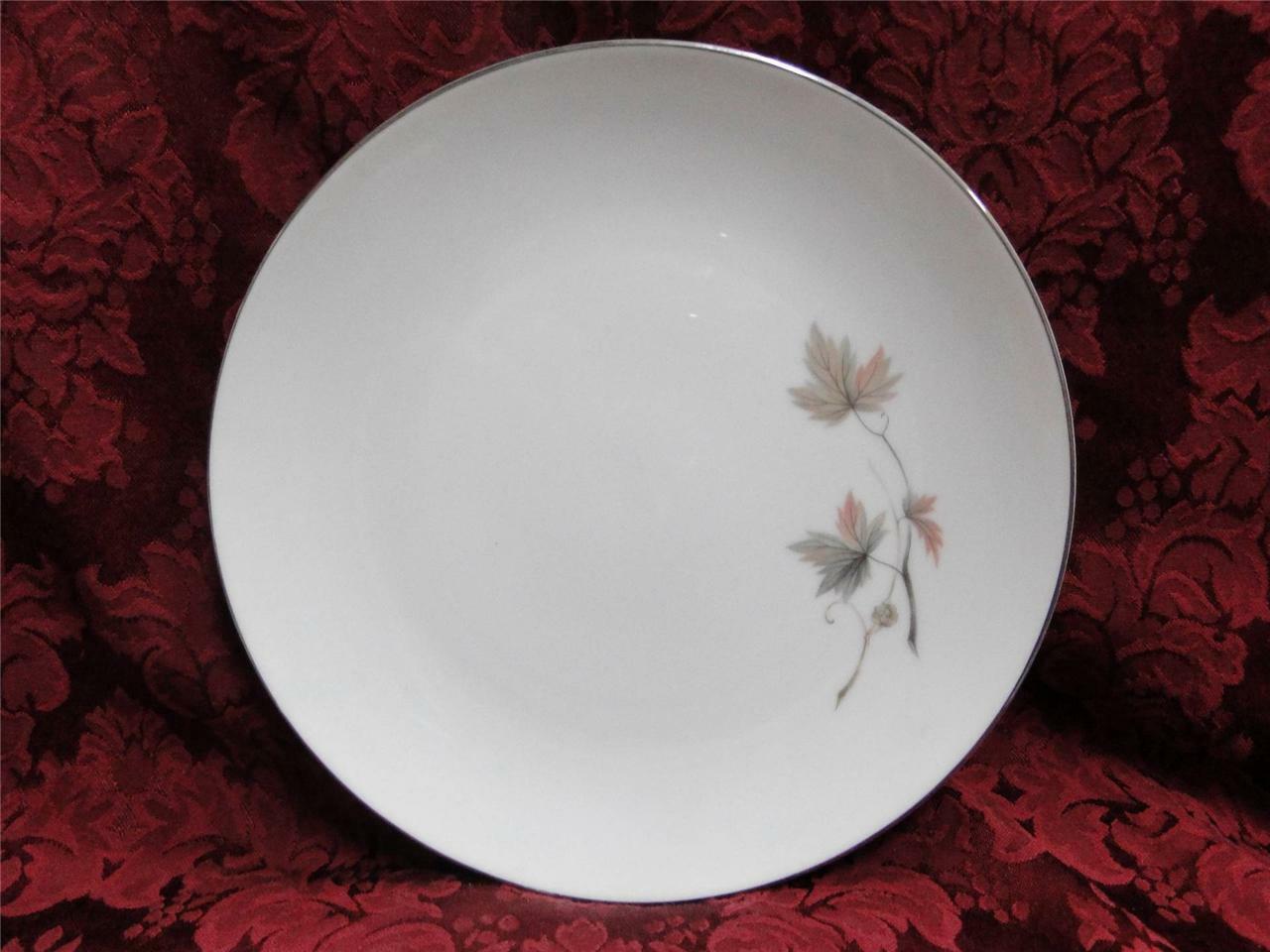 Noritake Oaklane, 6310, Taupe & Peach Leaves: Salad Plate (s), 8 1/4"