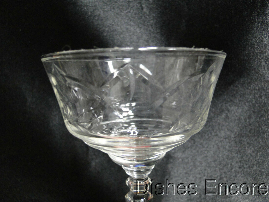 Rock Sharpe Normandy, Stem 3005, Cut Florals: Liquor Cocktail (s), 5 3/4" Tall