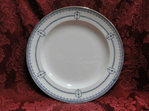 Royal Doulton Mina, Dark Blue Swags, Circles, Urns: Luncheon Plate (s), 9 1/2"