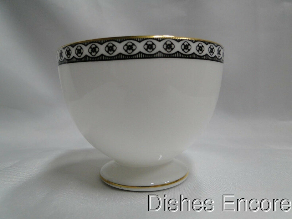 Wedgwood Ulander Black, Black Lines & Circles on Edge: 2 5/8" Cup (s) Only