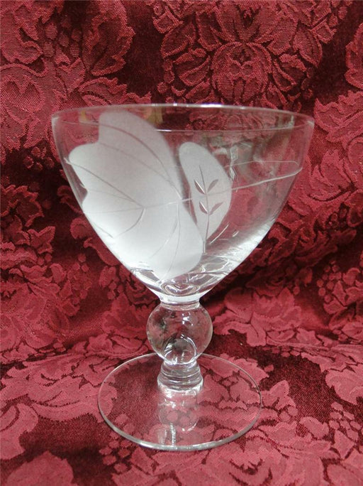McBride Cameo, Frosted Leaves: Wine (s), 4 5/8" Tall