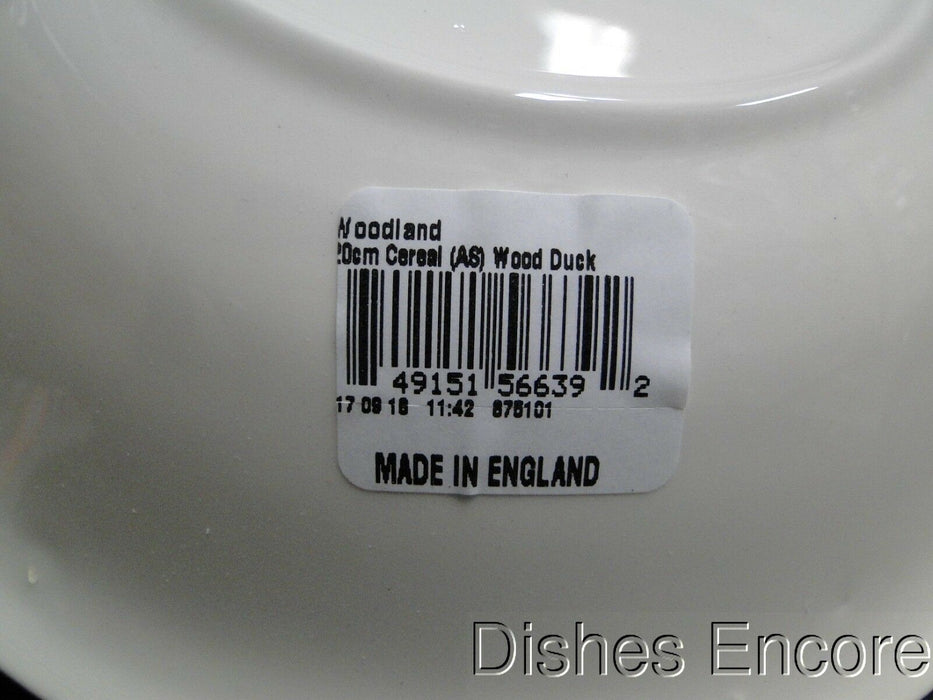 Spode Woodland Wood Duck, England: NEW Ascot Salad/ Soup Bowl, 8", Box