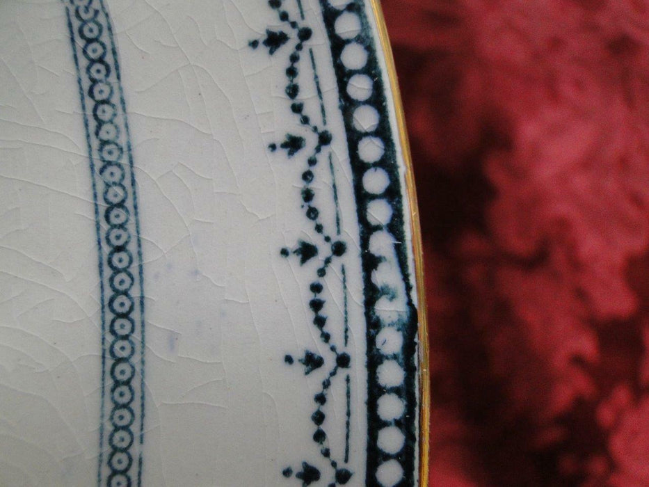 Royal Doulton Mina, Dark Blue Swags, Circles, Urns: Luncheon Plate (s), 9 1/2"