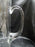 Toscany (Romania) Clear w/ Gray Cut Sailboat, Original Sticker: Pitcher, 10"