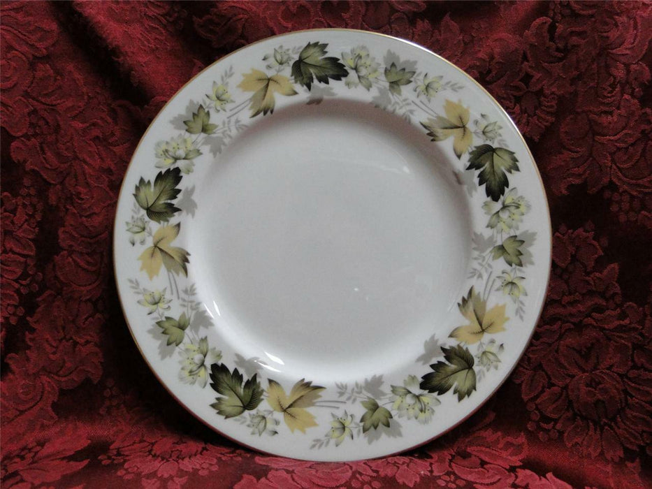 Royal Doulton Larchmont, Green & Brown Leaves: Dinner Plate (s), 10 5/8"
