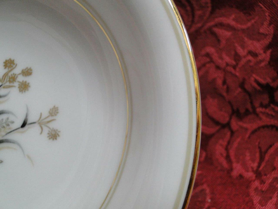 Noritake Winton, 5521, Gold Flowers: Fruit Bowl (s), 5 1/2" x 1 1/4" Tall