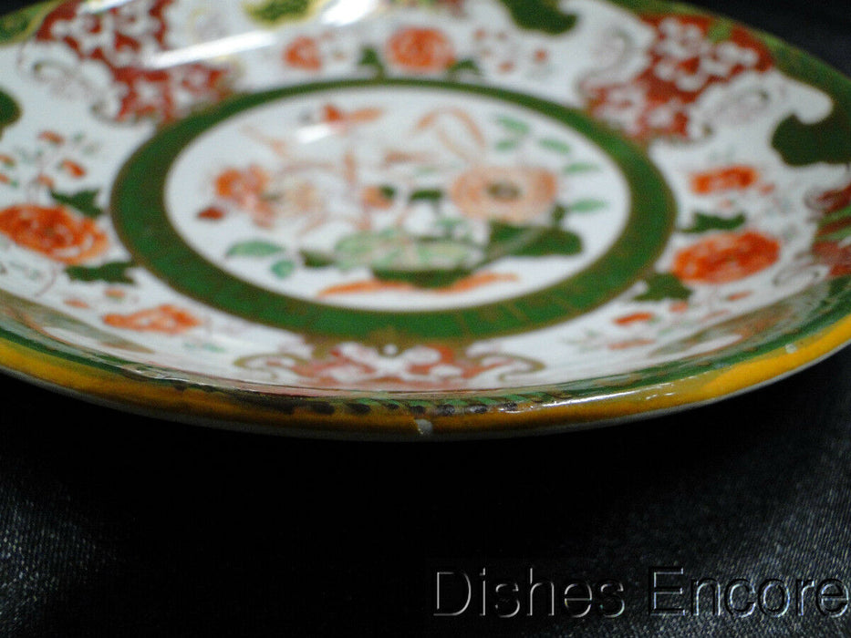 Mason's B9913 Red, Green, Coral, Gold: Cup & Saucer Set (s), 2 3/8", Crazing