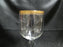 Double Gold Trim Gold Trim: Water or Wine Goblet, 7 7/8" Tall -- CR#093