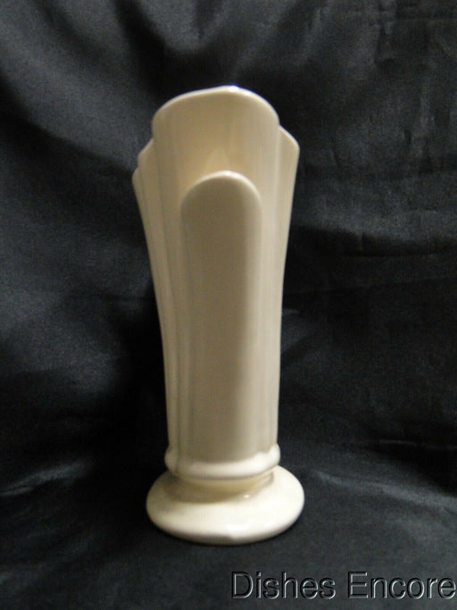 Pottery, Three-Openings, Ivory Color: Vase,  7 1/4" Tall --  MP#003