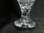 Clear w/ Cut Design: Hurricane Lamp Base, No Globe, 6", As Is  -- MG#111