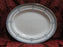 Royal Doulton Mina, Dark Blue Swags, Circles, Urns: Oval Serving Platter 10 1/4"