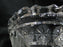 Pressed Glass w/ Large Flowers & Small Stars: Bowl, 5" x 3 1/4", As Is -- MG#151