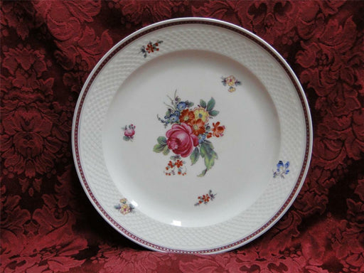 Thomas China 7144, Burgundy & Platinum Band: Dinner Plate (s), 9 1/2"