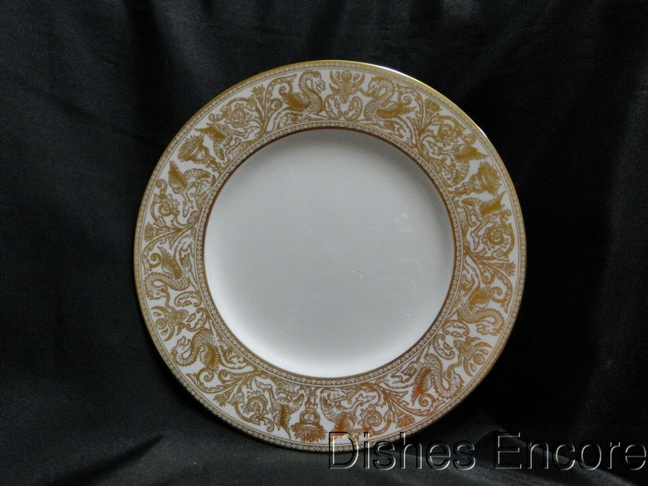 Wedgwood Gold Florentine, Dragons on White: Dinner Plate (s), 10 3/4"