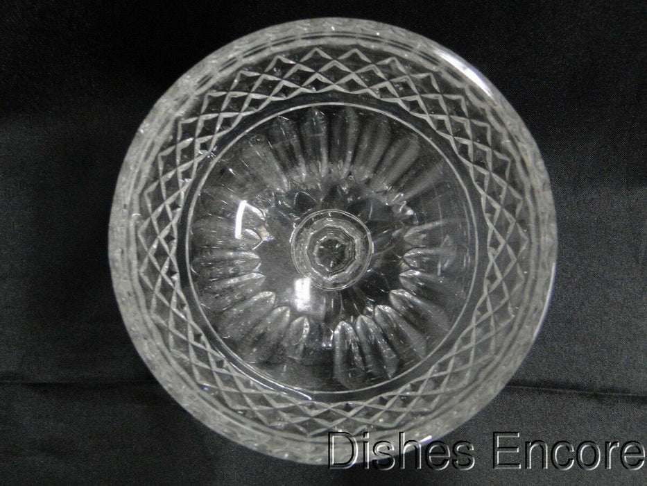 Clear, Pressed Glass, Diamond Pattern Band: Footed Dish / Compote (s) 4", CR#094