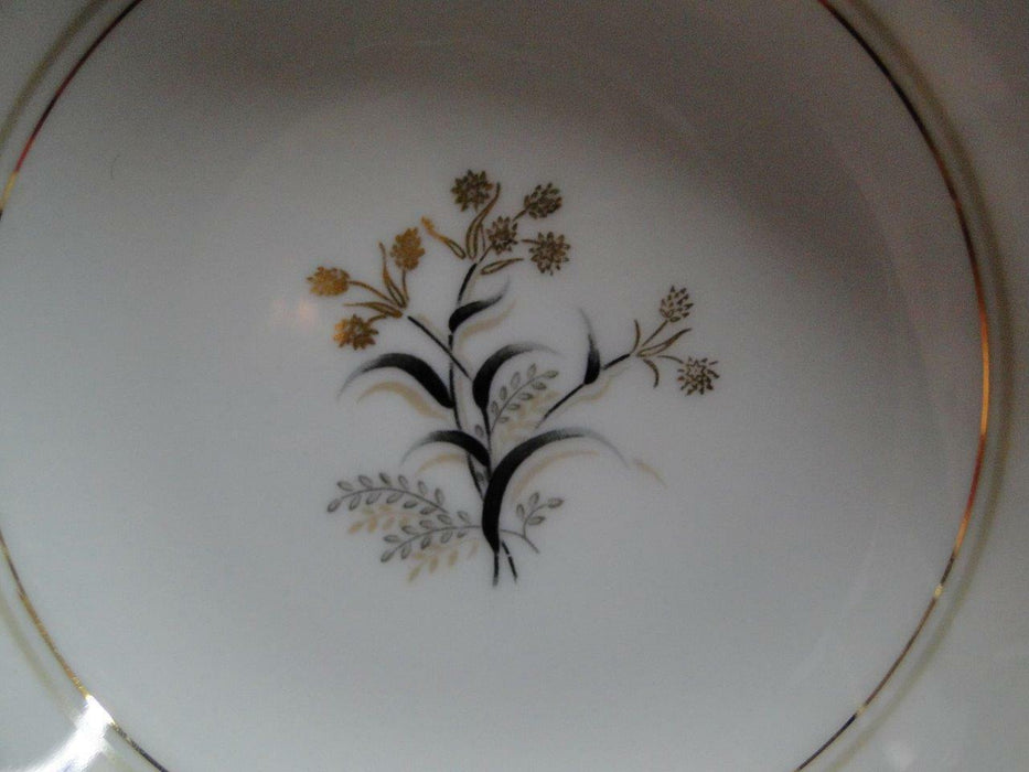 Noritake Winton, 5521, Gold Flowers: Fruit Bowl (s), 5 1/2" x 1 1/4" Tall