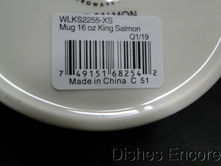 Spode Woodland King Salmon, North American Fish: NEW Mug (s), 4 1/4", 16 oz