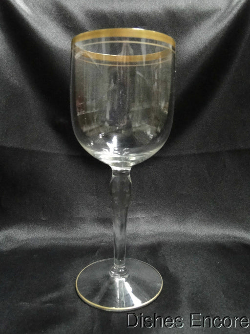 Double Gold Trim Gold Trim: Water or Wine Goblet, 7 7/8" Tall -- CR#093