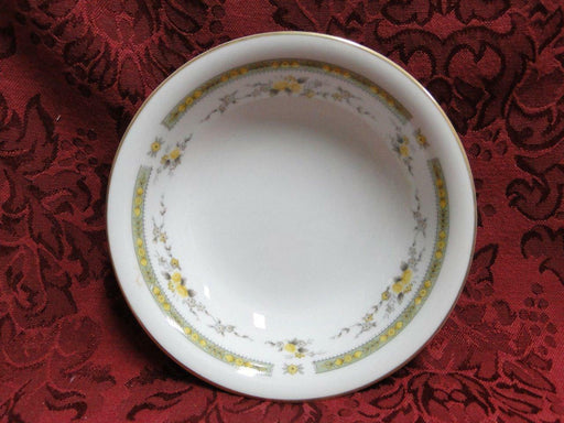 Mikasa Romi, Yellow Floral, Gold Trim: Fruit Bowl (s), 5 1/2"