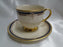 Lenox Buchanan, Cobalt & Tan, Gold: Cup & Saucer Set (s), 2 3/4"