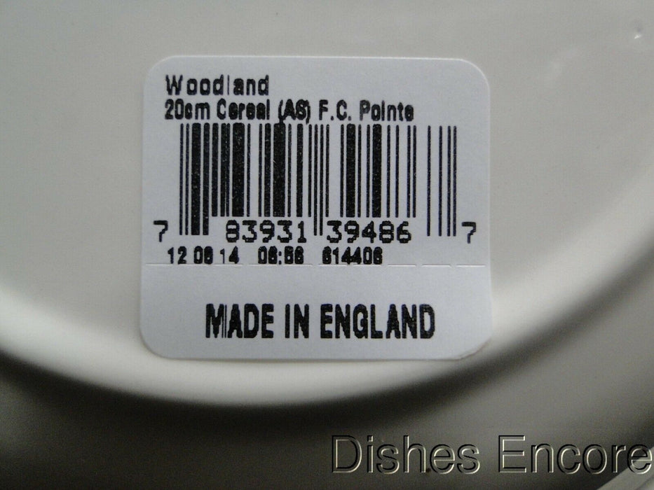 Spode Woodland Flat Coat Pointer: NEW Ascot Cereal / Soup Bowl, 8", Box