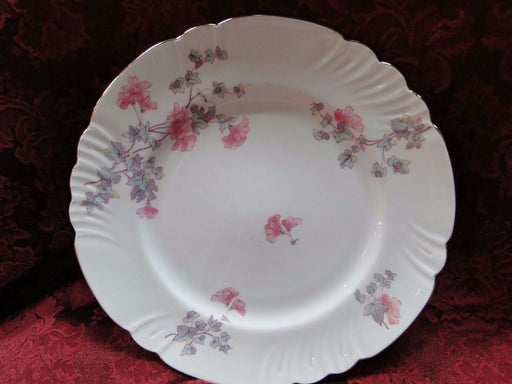 Gustafsberg Geranium, Pink & Blue Green: Dinner Plate (s), 9 7/8", Crazing