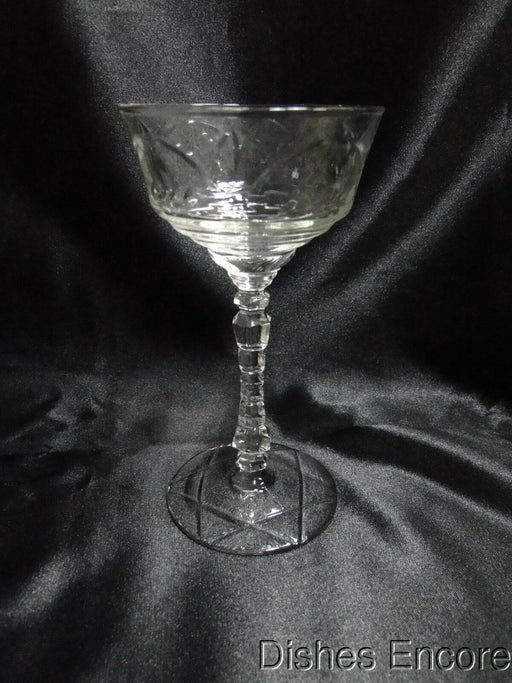 Rock Sharpe Normandy, Stem 3005, Cut Florals: Liquor Cocktail (s), 5 3/4" Tall