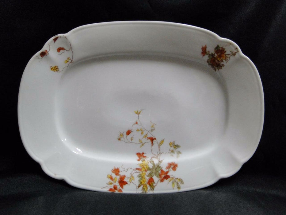 Schwalb Brothers (BSM), Coral Flowers: Oval Serving Platter, 11" x 7 7/8"