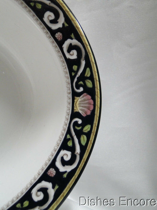 Wedgwood Runnymede Blue, Pink Shells: Oval Serving Bowl, 10 3/4"
